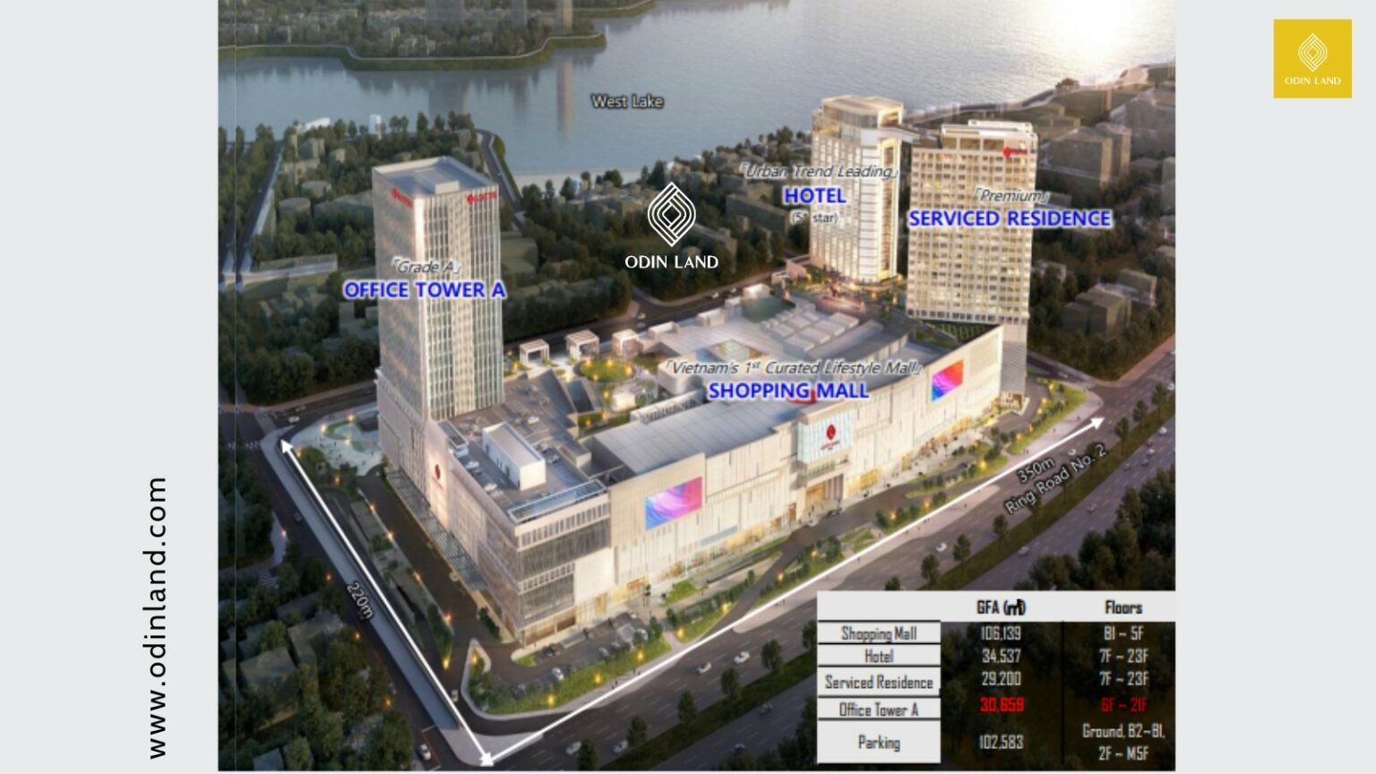 Lotte Mall West Lake Building Tay Ho Hanoi